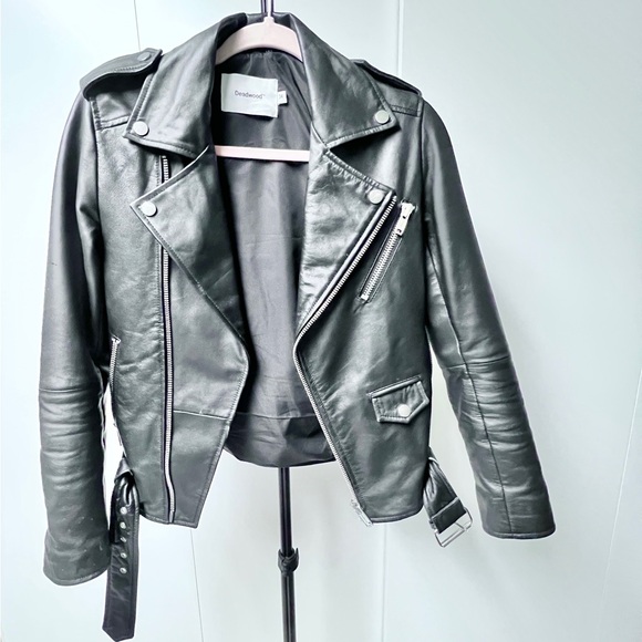 deadwood Jackets & Blazers - Deadwood recycled leather jacket